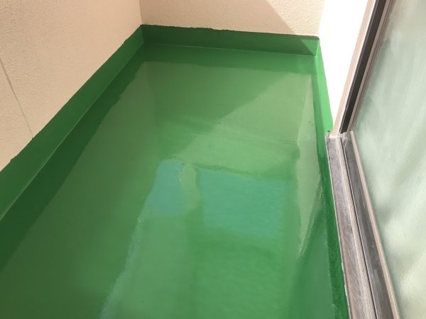 ウレタン防水施工完了