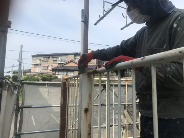 八幡西区　鉄骨塗装